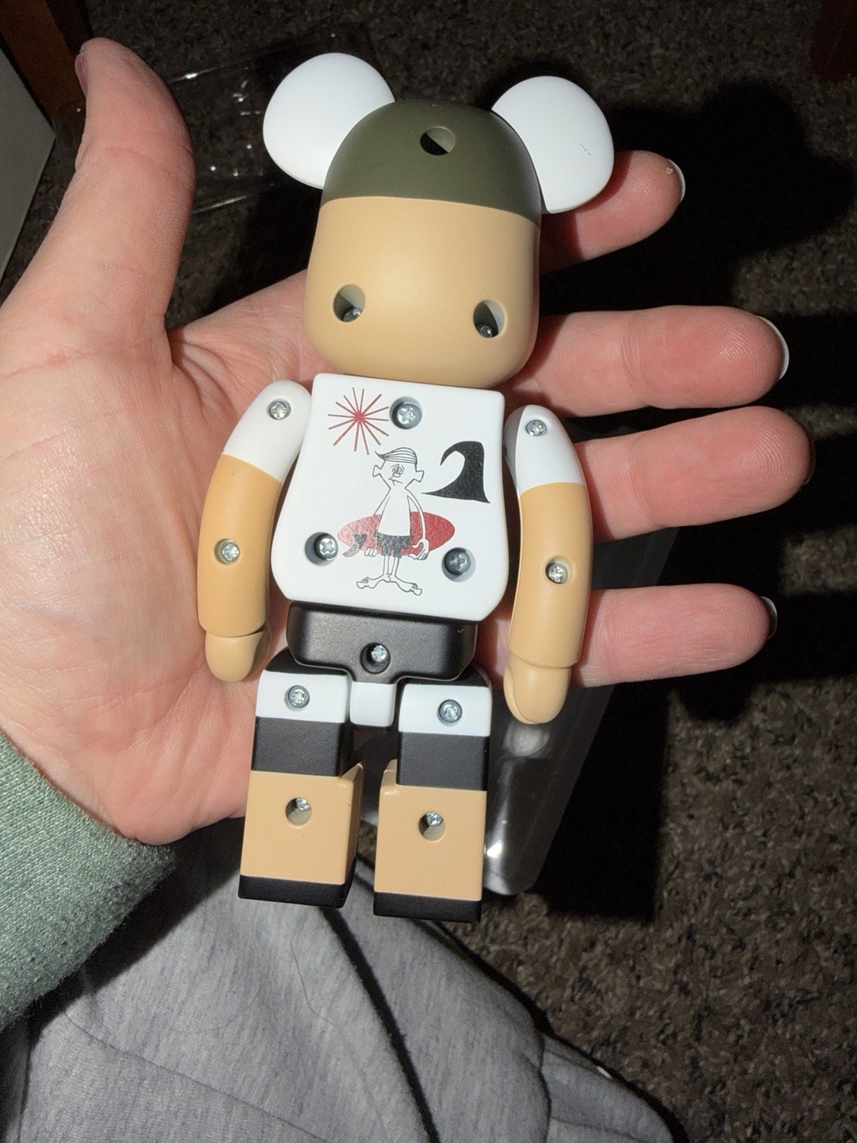 MEDICOM TOY BE@RBRICK Chogokin Yusuke Hanai 200% 2G Figura Limitata GIAPPONE