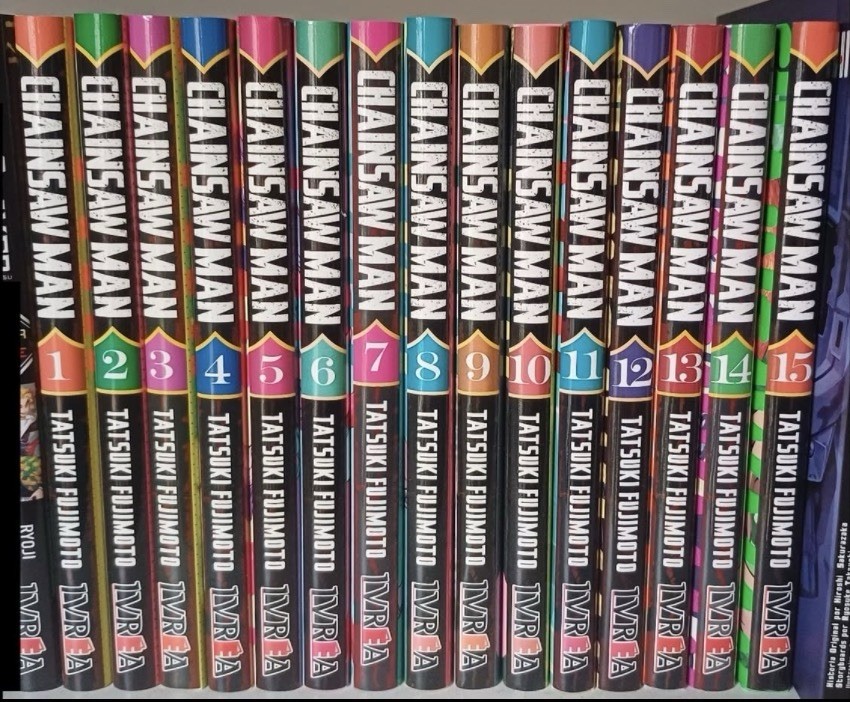 LOTTO MOTOSEGA UOMO 1-15 MANGA FUMETTO TATUKI FUJIMOTO IVREA SPAGNOLO ESPAÑOL