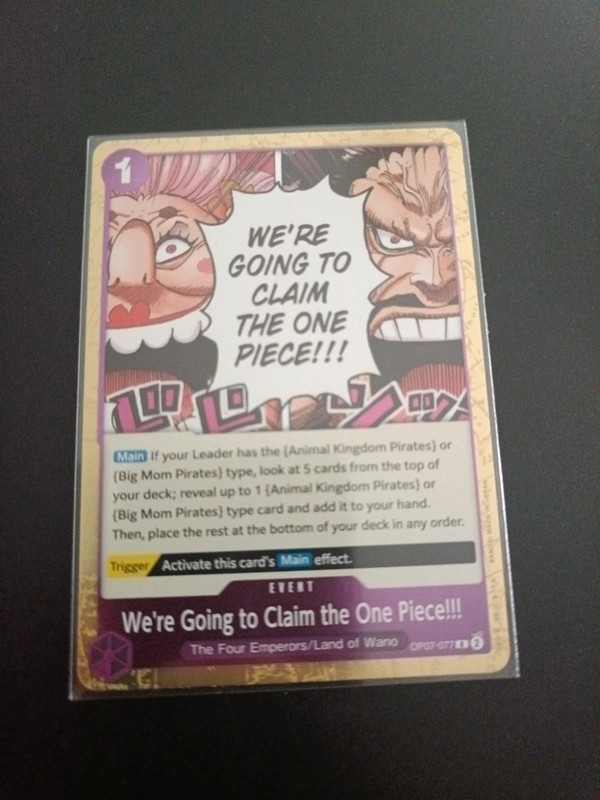 We're going to claim the One piece!!
