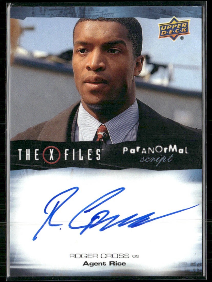 2023 X-Files Mostri della settimana Paranormal Script Auto - Roger Cross