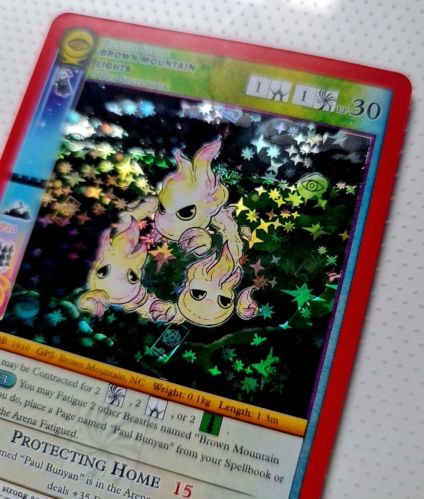MetaZoo 2022 1st Edition - Brown Mountain Lights Holo Foil Gold