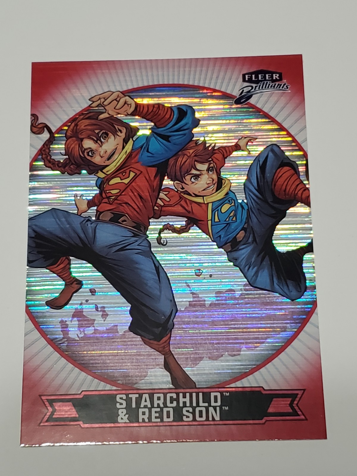 Fleer Brilliants Superman - Starchild & Red Son #29 Red Heat Vision 0371/ 1938