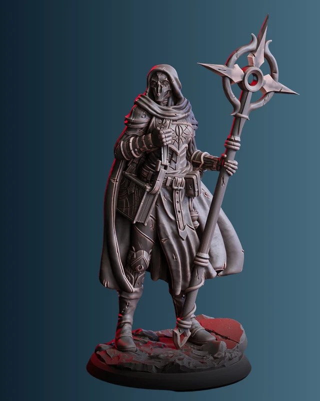 Mini 32mm - Helia, Forgeborn Cleric