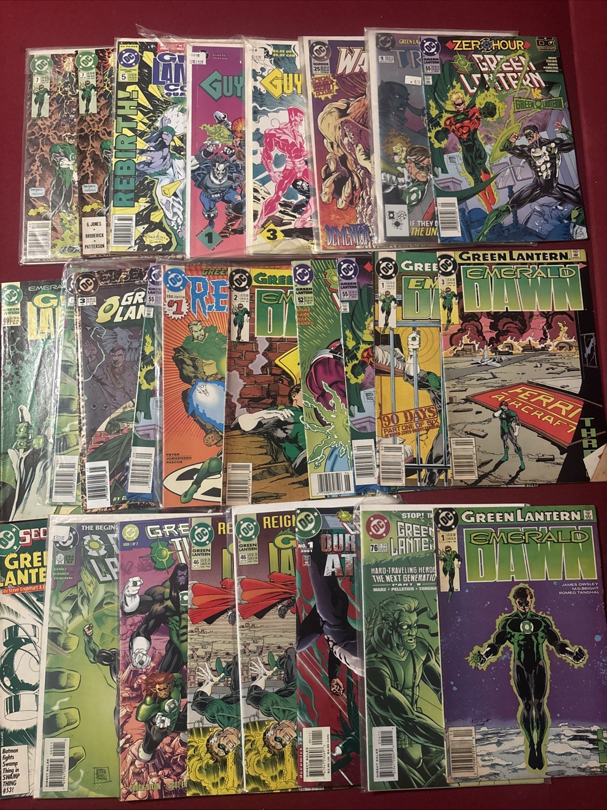 Lotto fumetti Lanterna Verde, 26 DC Comics varie epoche e numeri. Le condizioni variano!