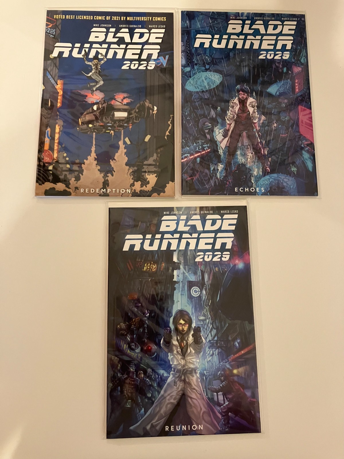 BLADE RUNNER 2029 Vol 1, 2 e 3 TPB Set Completo Titan Comics