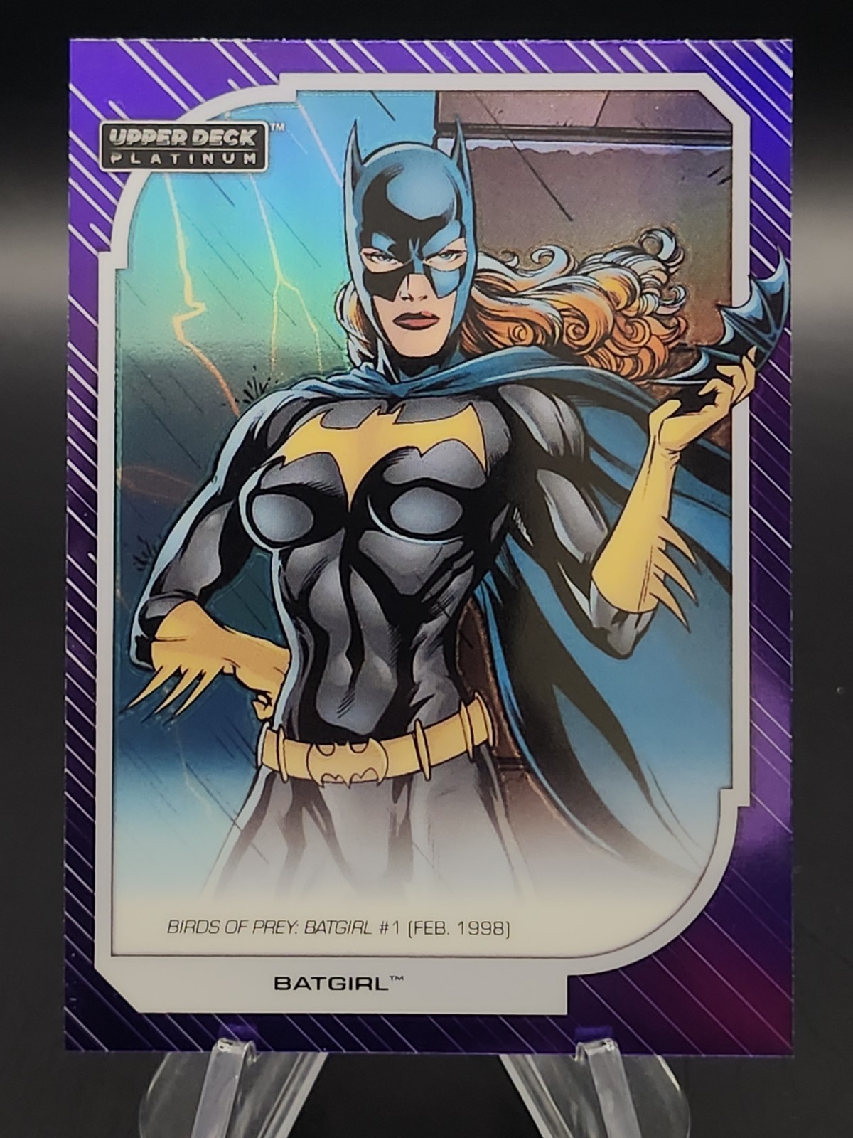 BATGIRL BARBARA GORDON #165 2026 Upper Deck DC Platinum PURPLE RAINBOW