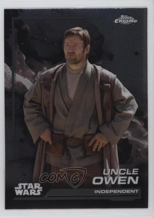 2024 Topps Chrome Star Wars indipendente Owen Lars zio Owen #71 4 set