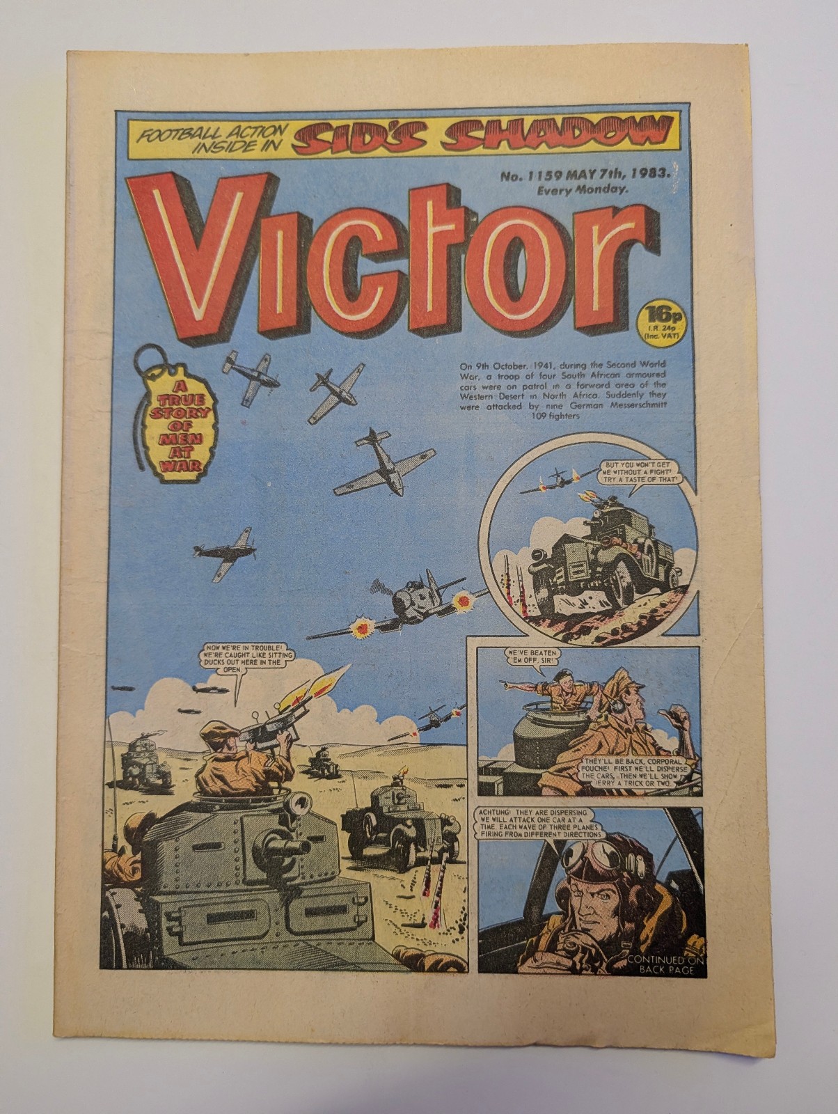 The Victor Comic, No 1159, May 7th 1983.