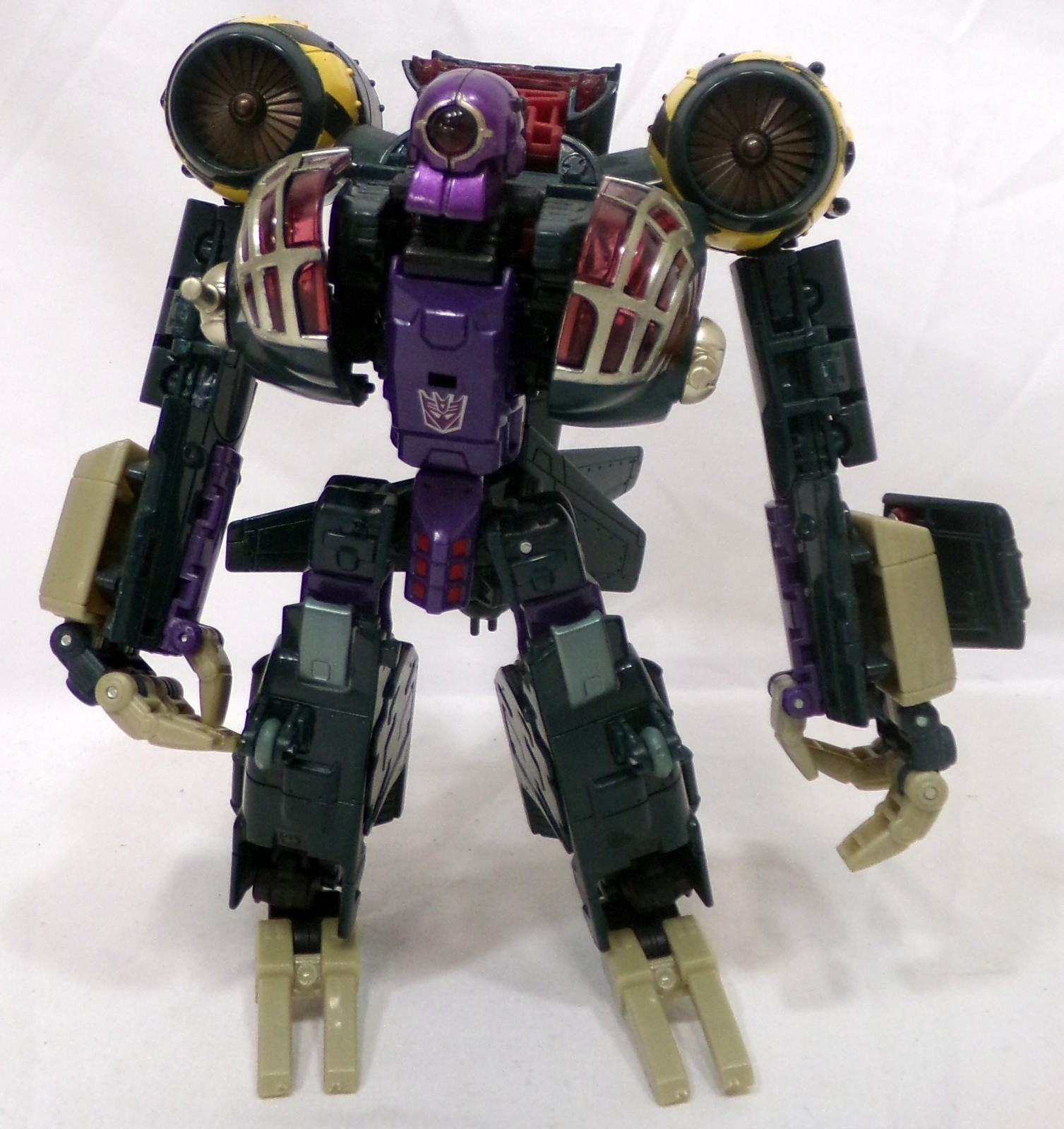 Takara Transformers United Voyager Class UN-14 Lugnut Decepticon 2011 Incompleto