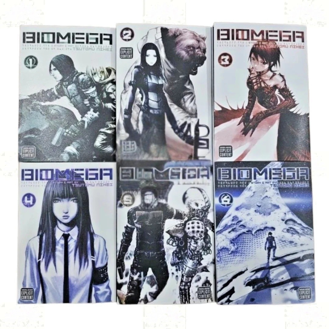 BIOMEGA Volume 1 - 6 Manga Fumetto di Tsutomu Nihei Set Completo Inglese