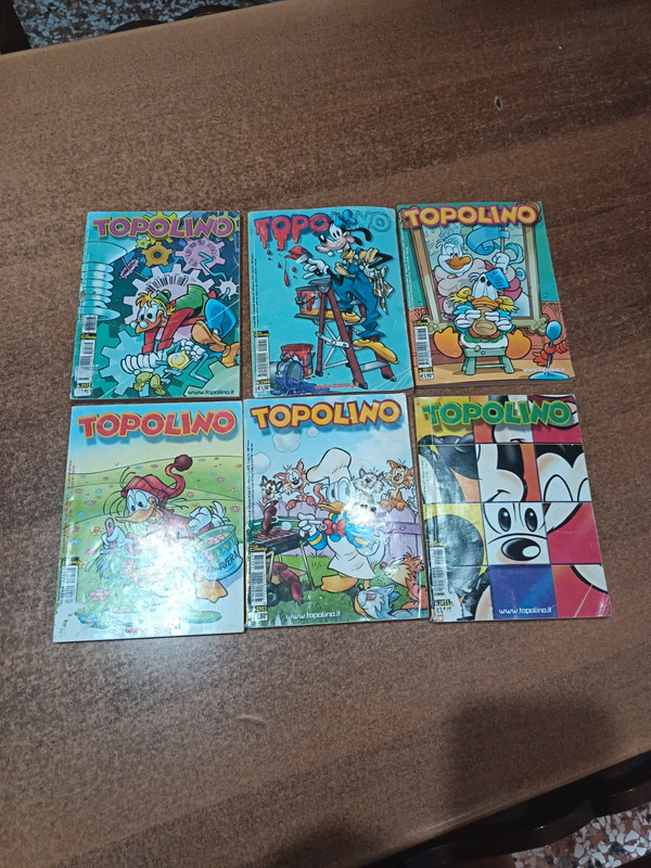 6 fumetti topolino