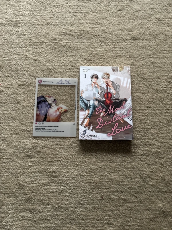 The Most Distant Love 1 - Asou + sns card manga deutsch bl boys love yaoi