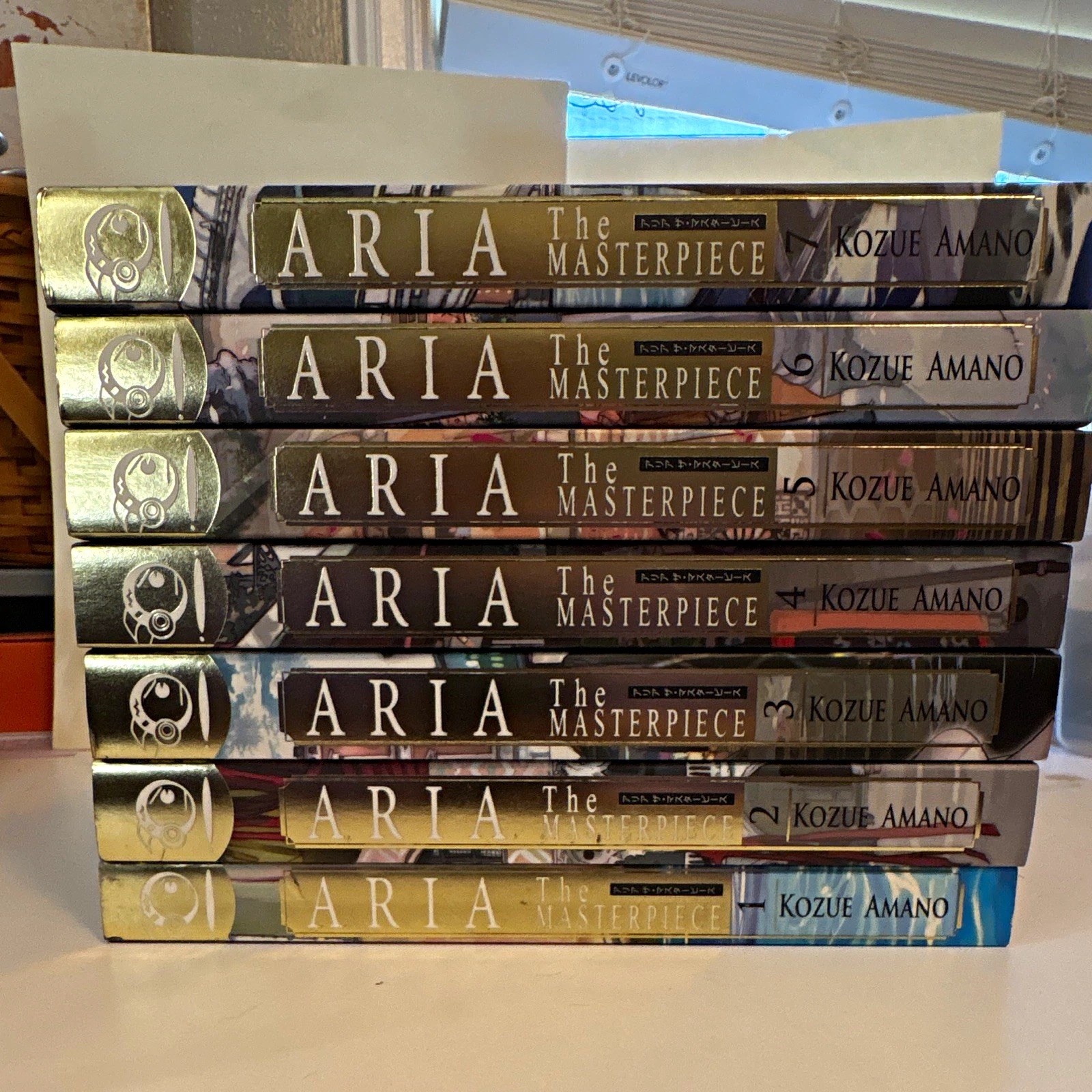 ARIA The MASTERPIECE Paperback Vol 1-7 Set Lotto Inglese di Kozue Amano