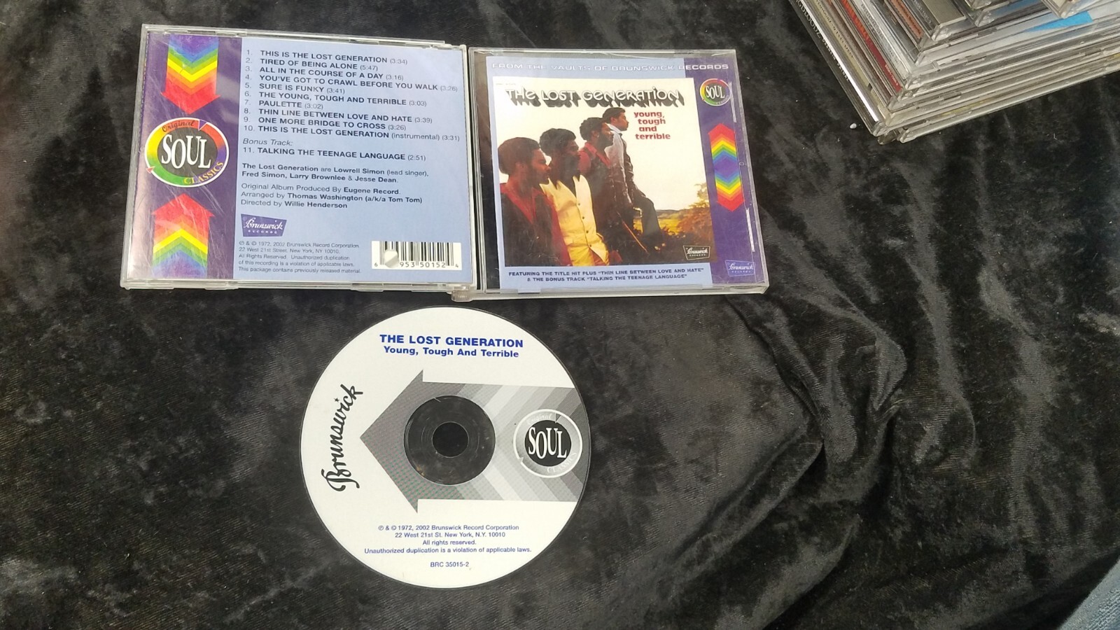 Young Tough and Terrible by The Lost Generation CD Brunswick Records 2002