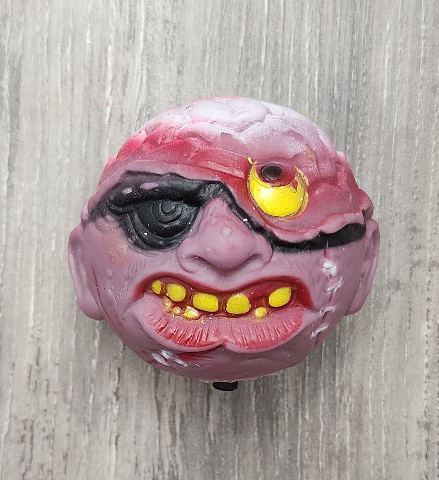 Mad Balls KO Purple Bash Brain Eye Patch Gomma-Made in Taiwan
