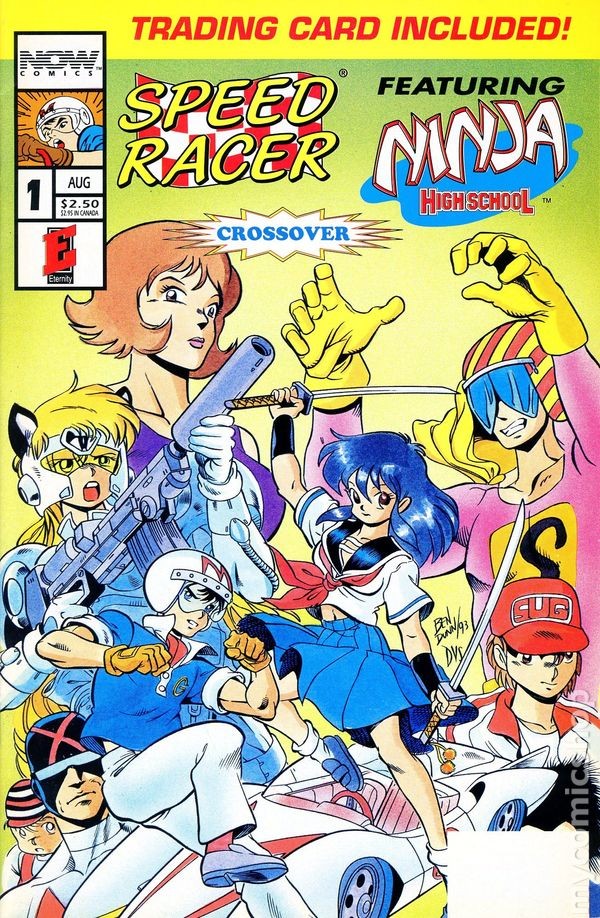 Speed Racer Ninja High School 1N FN 6.0 1993 Immagine Stock