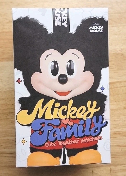 Autentico POP MART Topolino Famiglia Carino Insieme Portachiavi Serie Scatola Cieca 8 Tipi