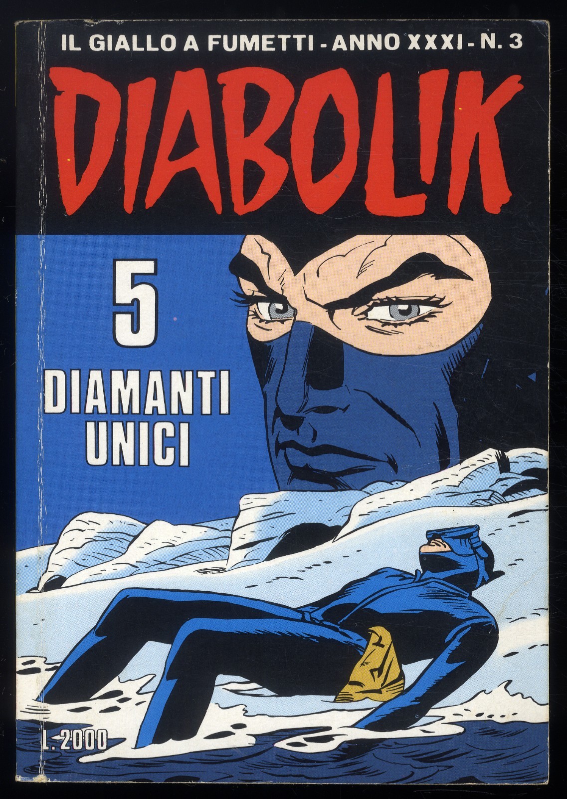DIABOLIK  ANNO XXXI  N° 3 - 1 MAGGIO 1992 -  CONDIZIONI OTTIMO *
