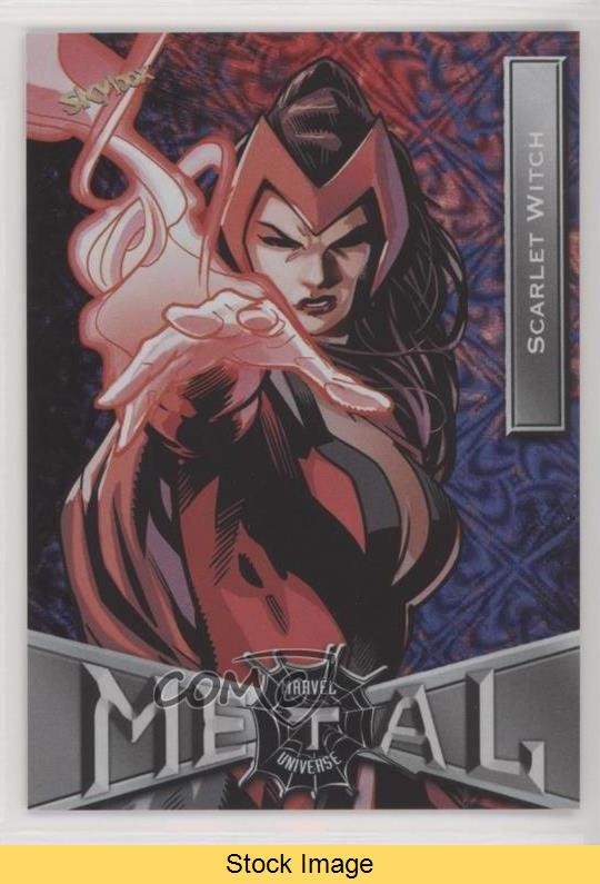 2022 Marvel Metal Universe Spider-Man Grandiosa Strega Scarlatta #72 LEGGI 0e3