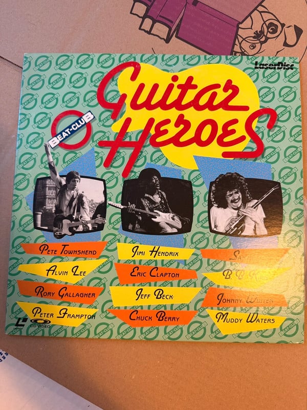 Disque Laser Guitar Heroes neuf