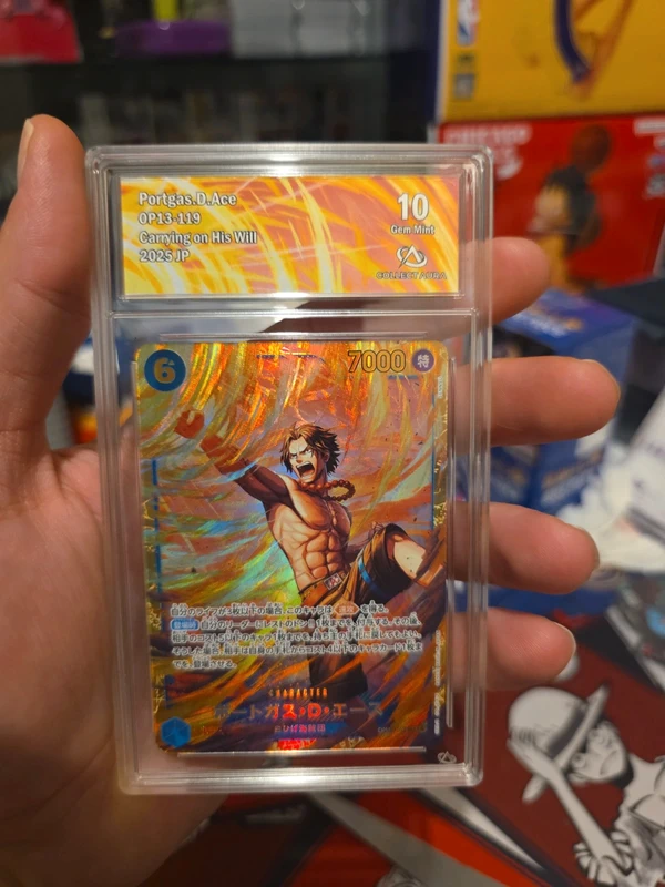 Portgas D Ace OP13 119 Alternate Art CollectAura 10 Japonais
