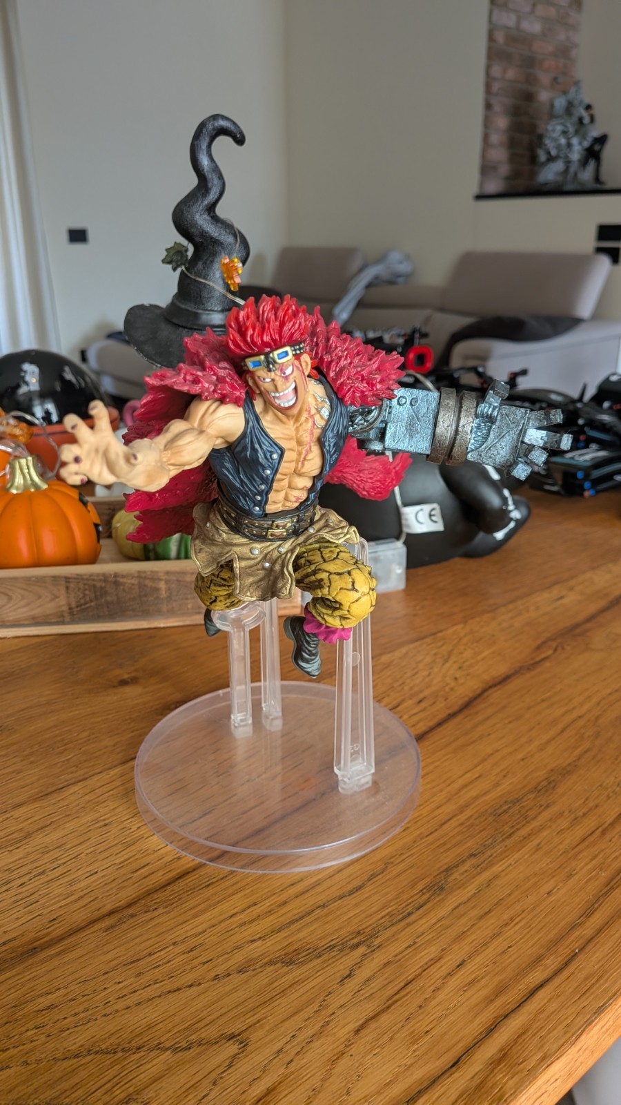 Bandai Eustass Kid One Piece action figure 17 cm multicolore con base