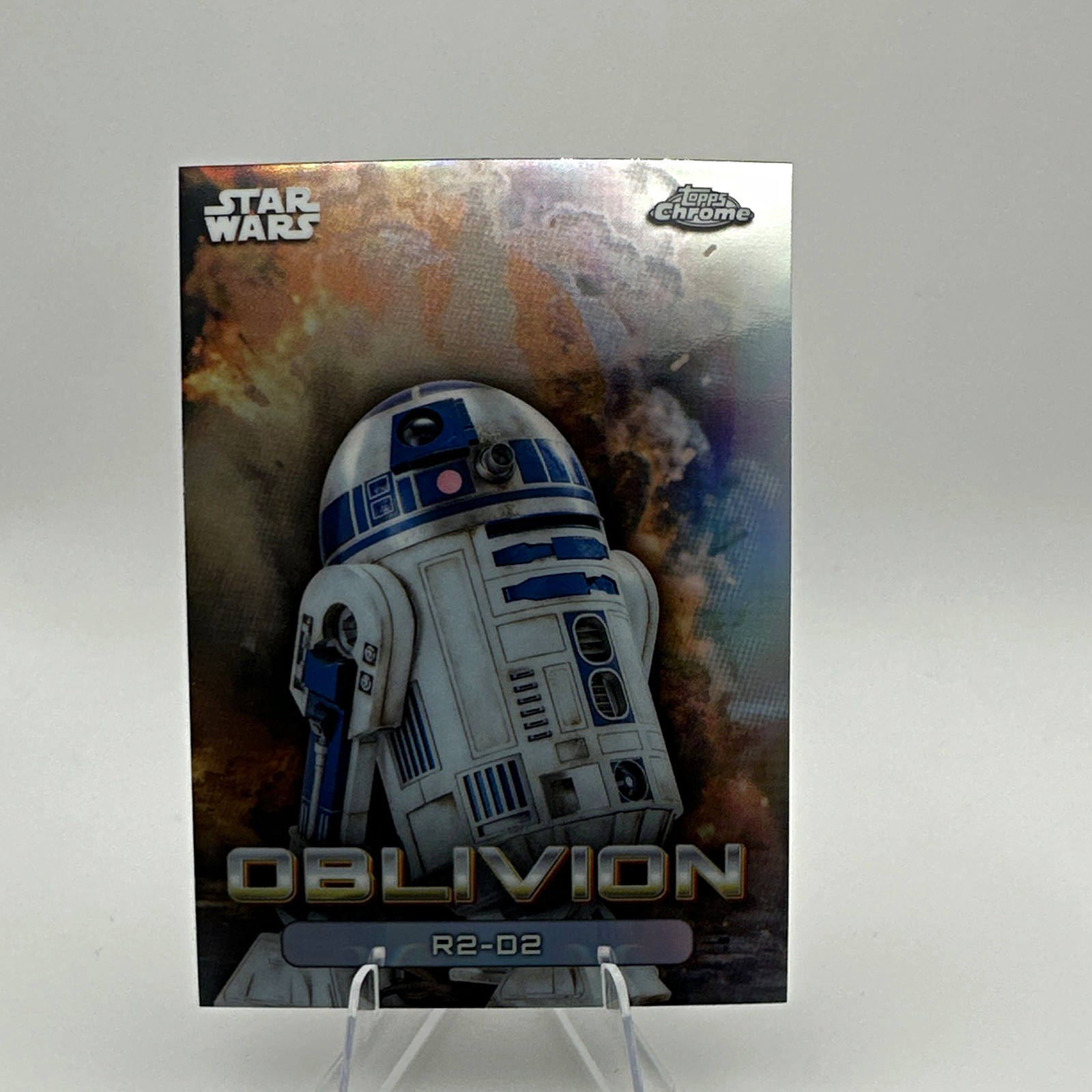 Topps 2026 Chrome Star Wars Oblivion Insert R2-D2 Card #O-15 ENG
