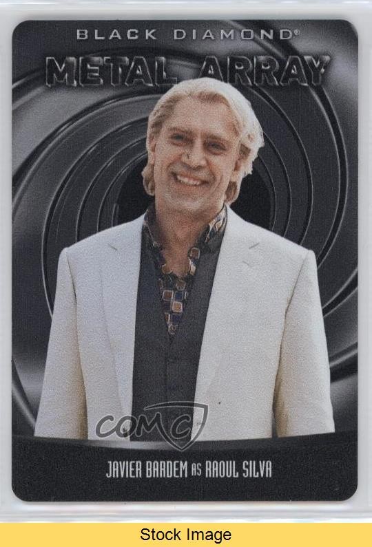 2025 James Bond Black Diamond Metal Array Javier Bardem as Raoul Silva READ 0il7