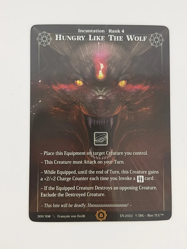 Carte Rise Hungry Like The Wolf Alpha Set