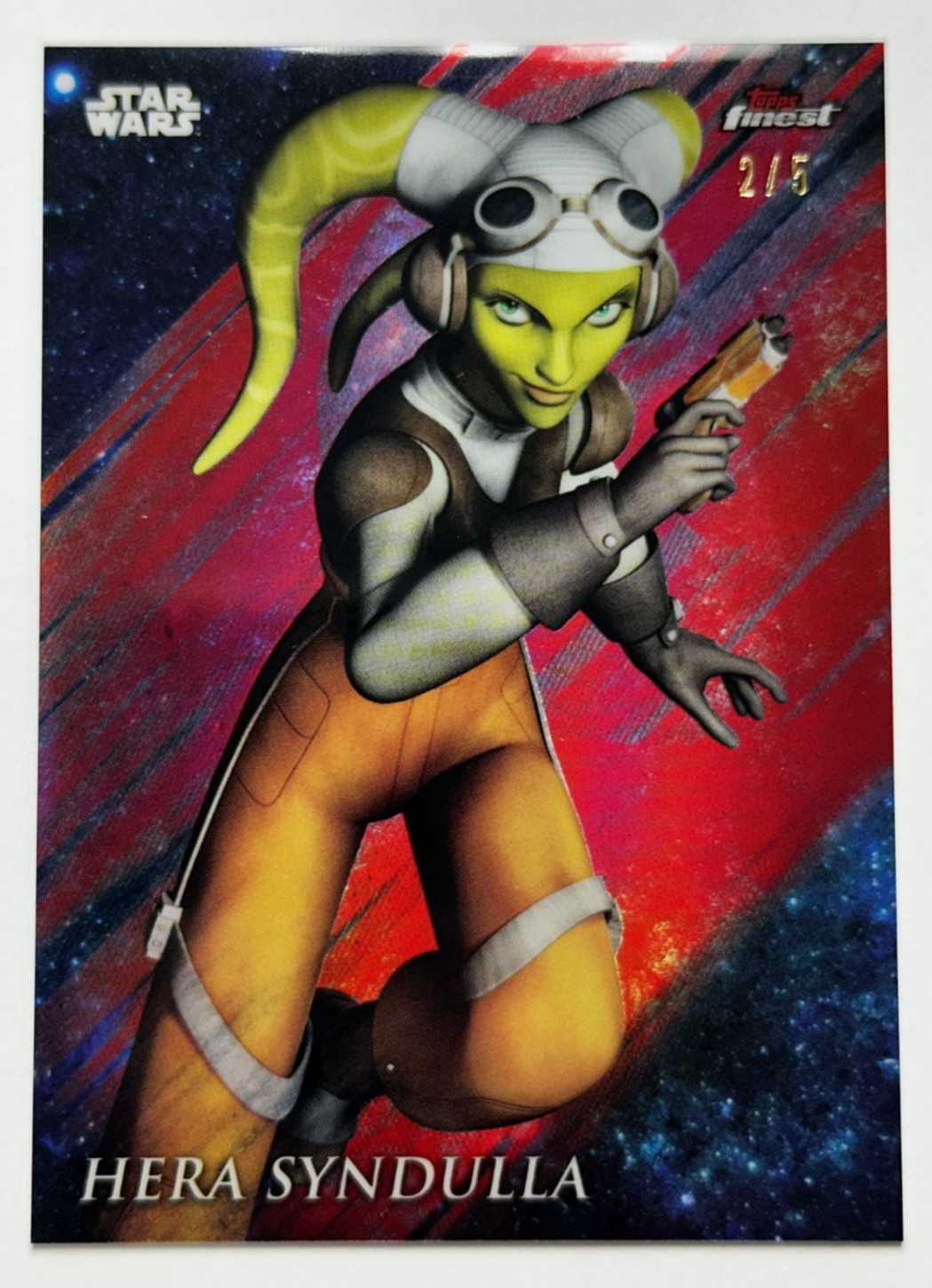 Topps Star Wars Finest Hera Syndulla 2018 rifrattore rosso /5