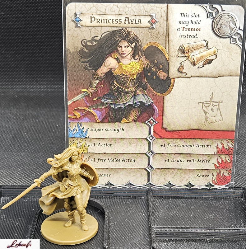 Zombicide Black Plague / Green Horde / White Death - Exclu KS (VO) - Survivant - Princess Ayla