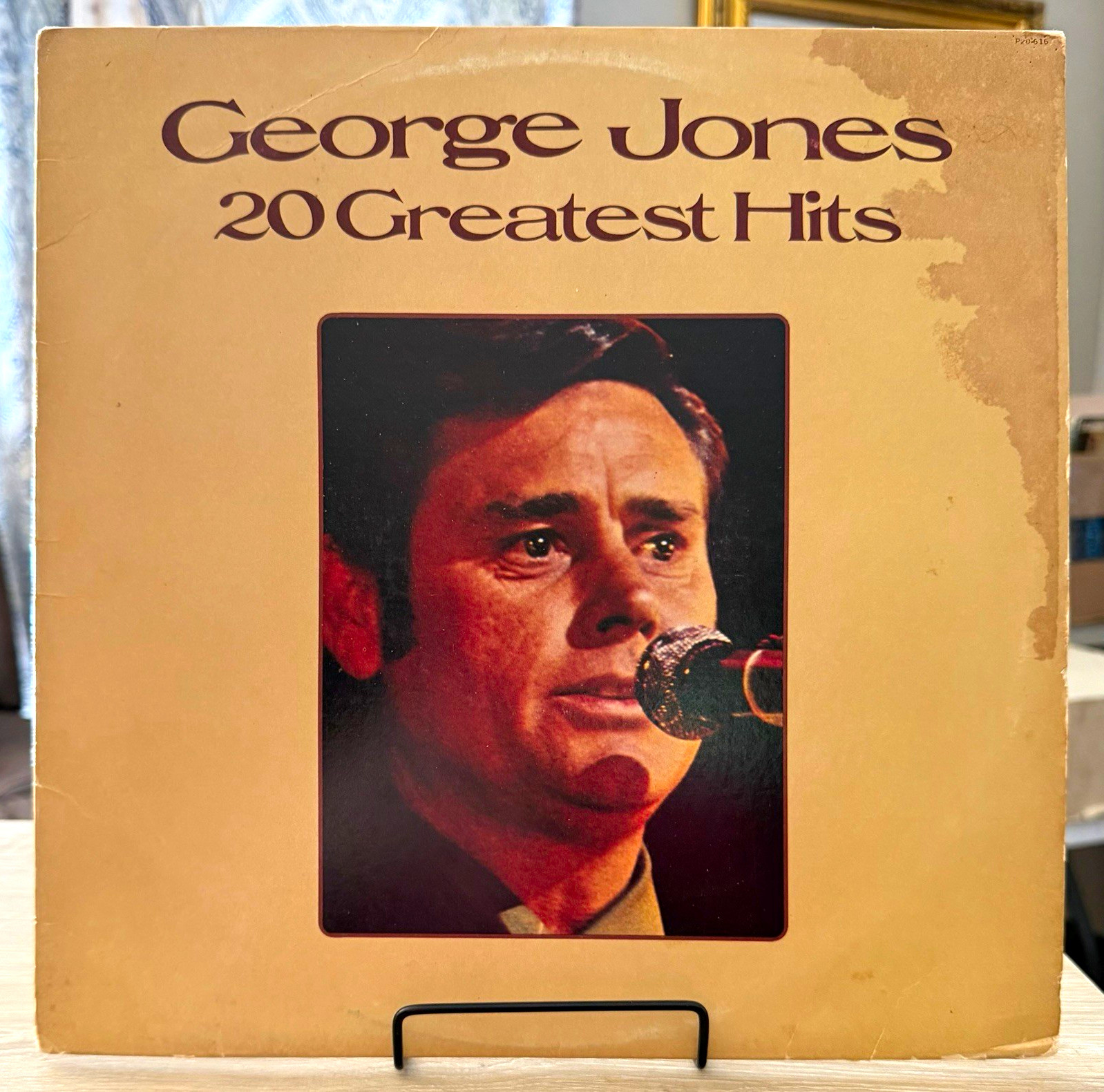 GEORGE JONES 20 GREATEST HITS Vinyl LP 1981 Phoenix 20 Record Country P20-616