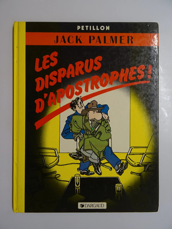 BD Jack Palmer : les disparus d'Apostrophes !