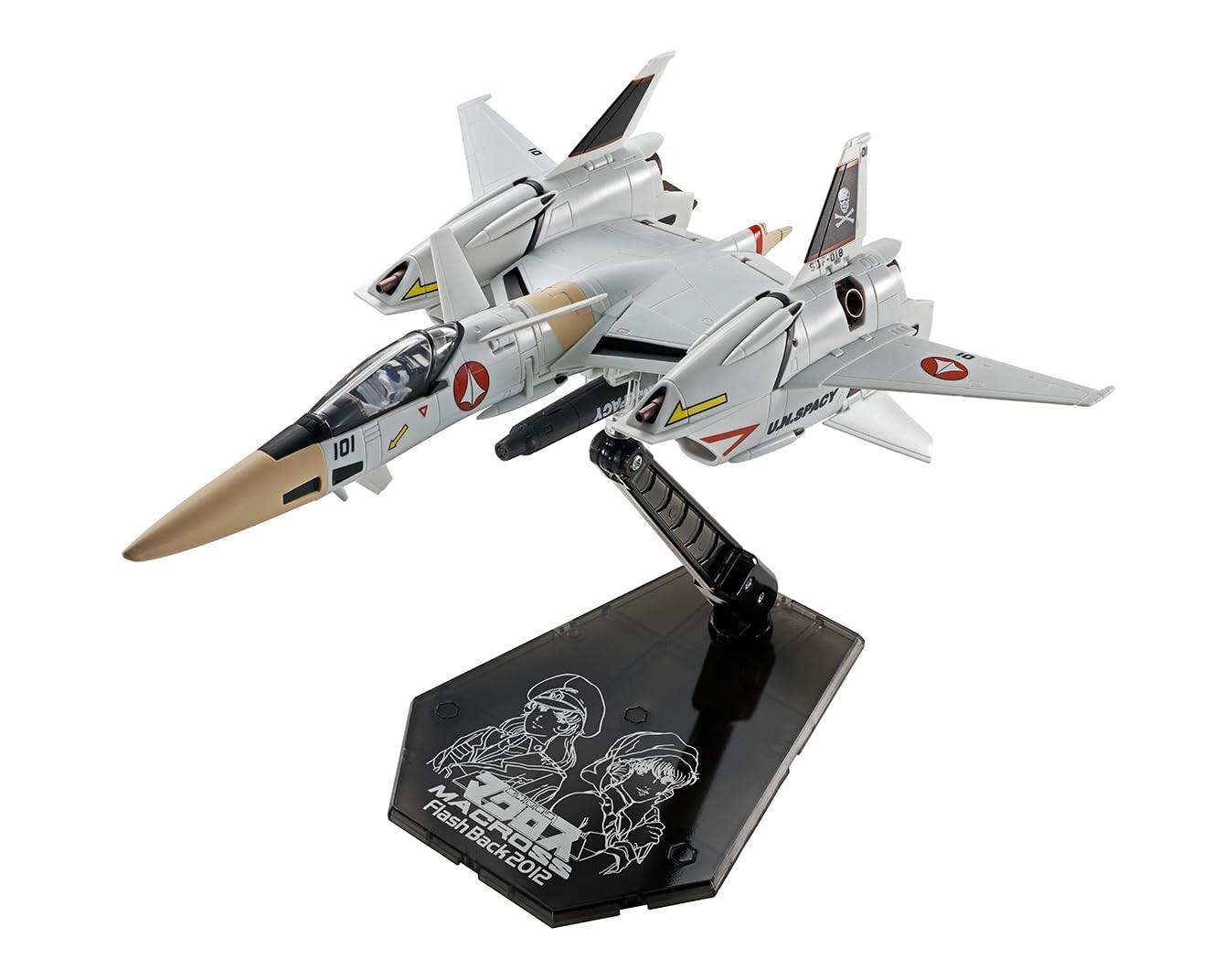 HI-METAL R Macross Flash Back 2012 VF-4 Lightning III PVC ABS Action Figure