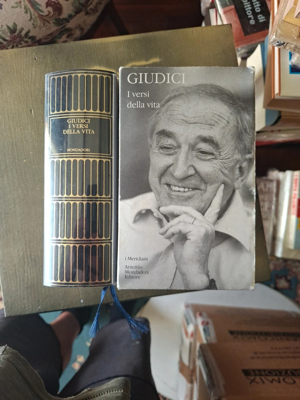 Giovanni Giudici i versi della vita Meridiani Mondadori 2008 Seconda edizione