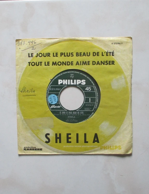 45 Tours Promo Sheila - 1967
