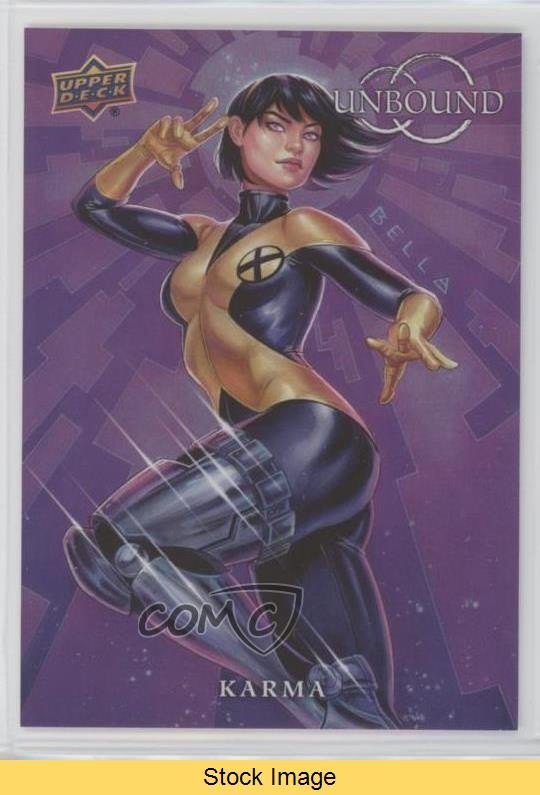 2024 Upper Deck Marvel Unbound Year 4 Rainbow Foil Karma #174 READ 0hj7