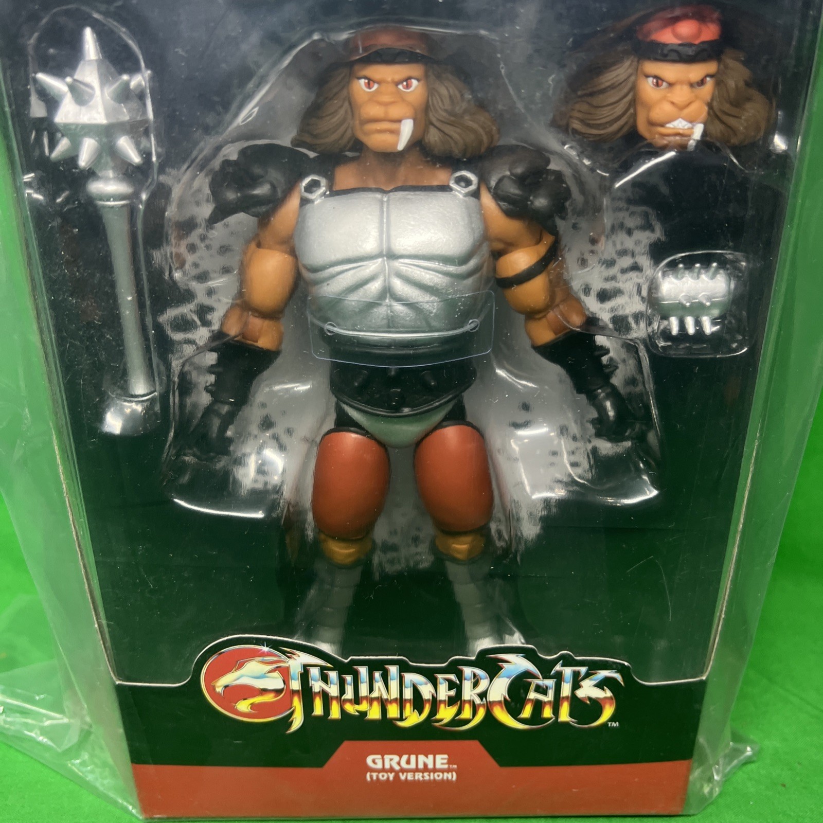 SUPER7 2024 ULTIMATES! FIGURINA THUNDERCATS GRUNE VERSIONE GIOCATTOLO -