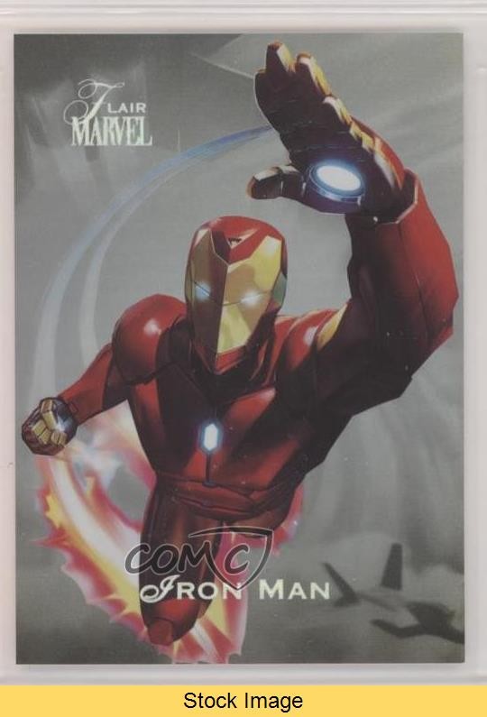 2023 Flair Marvel Silver Iron Man Ben Bradi #5 LEGGI 1cs6