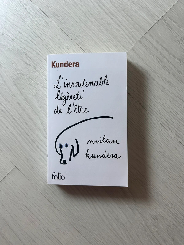 Livre Milan Kundera L'insoutenable légèreté de l'être
