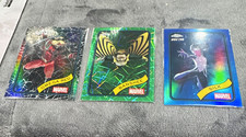 Lotto 3 carte numerate Topps Chrome Marvel 2025