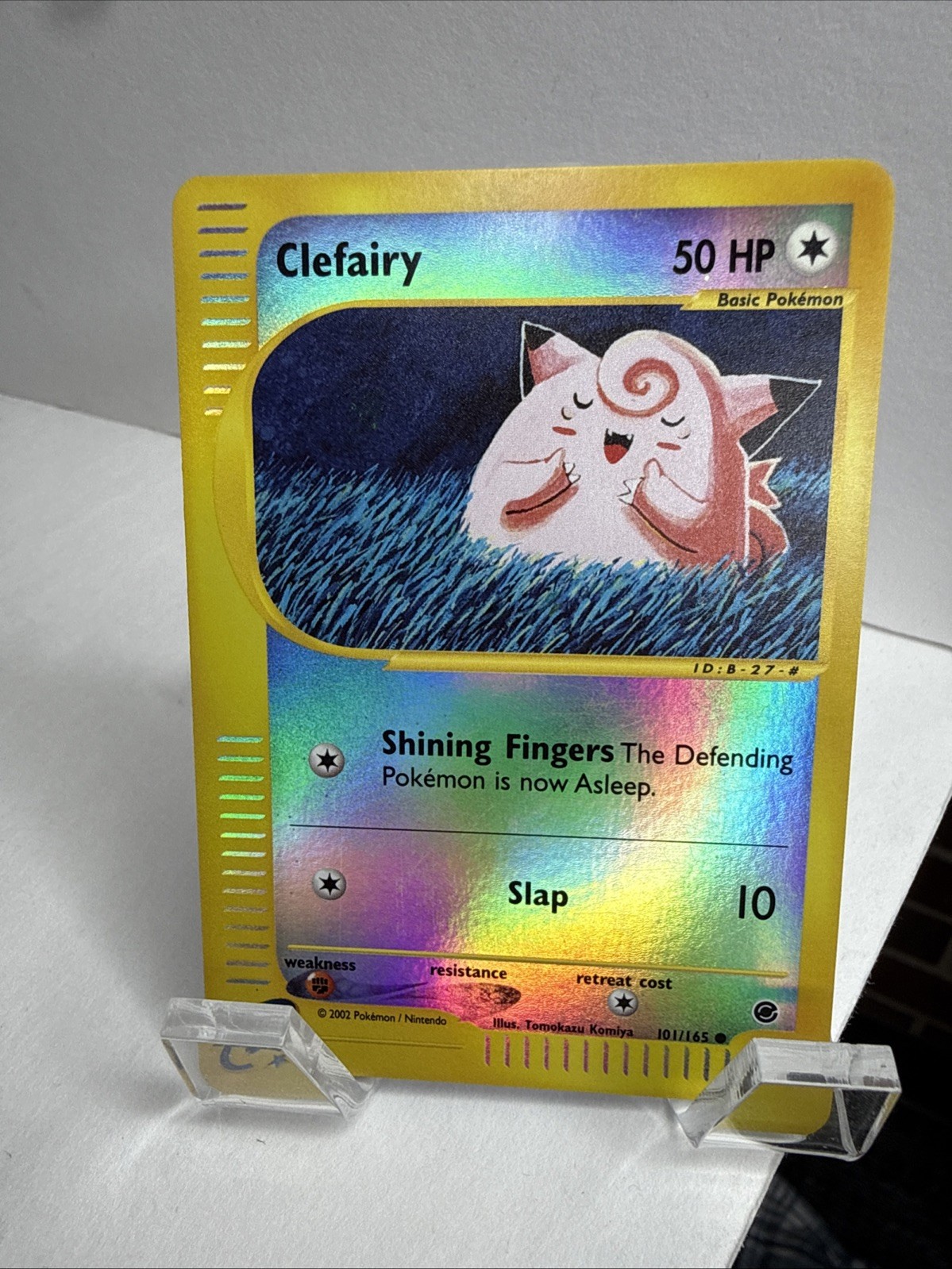 Pokemon Reverse Holo E Reader Clefairy Expedition 101/165