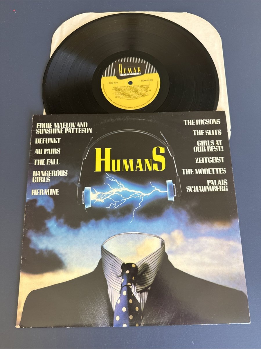 HUMANS - Various The Fall Higsons Slits Modettes LP Vinyl VG+/VG+ 