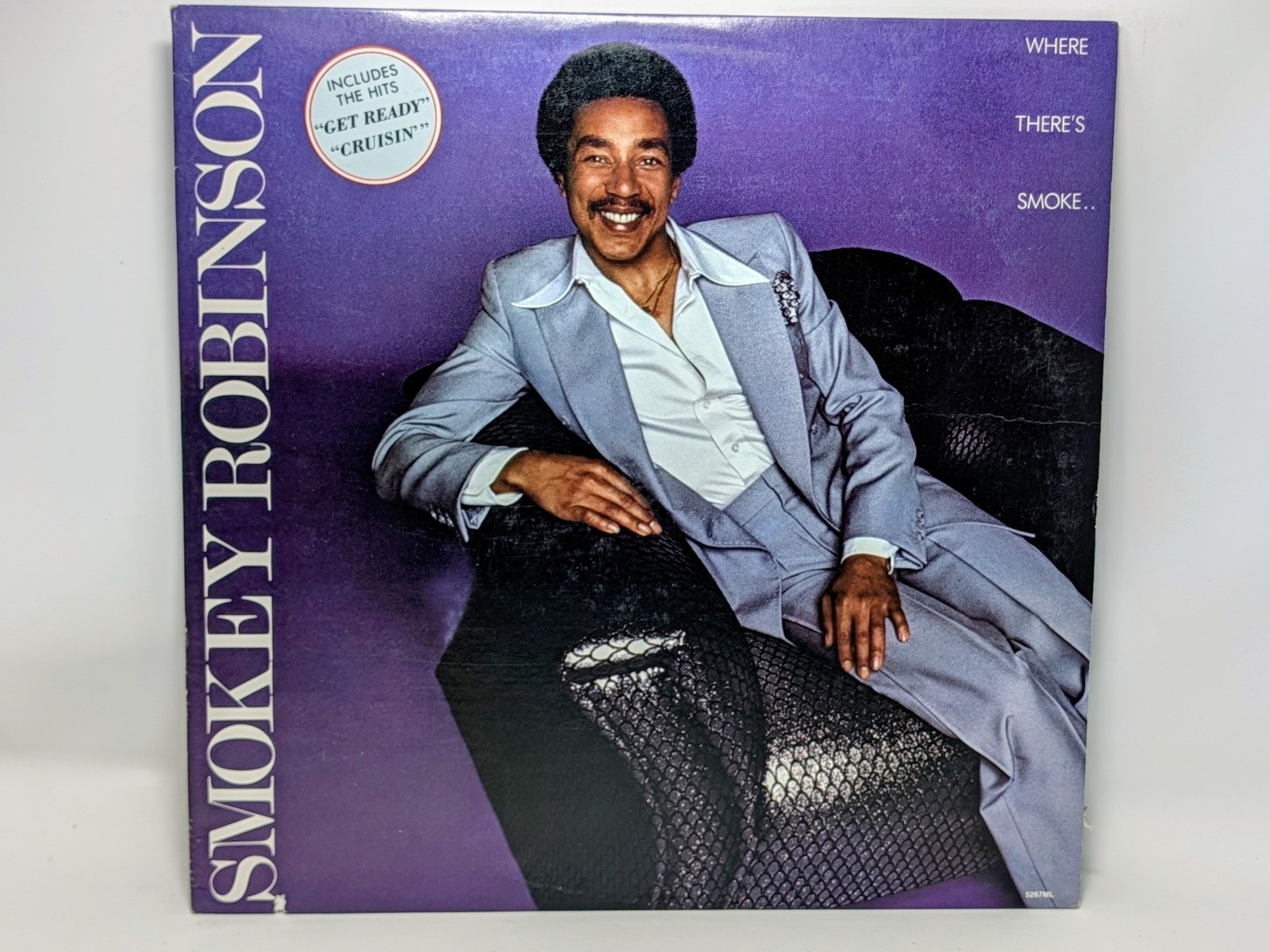 Smokey Robinson Where There's Smoke Vinyl LP 1982 Motown 5267ML MINT Quiet Storm