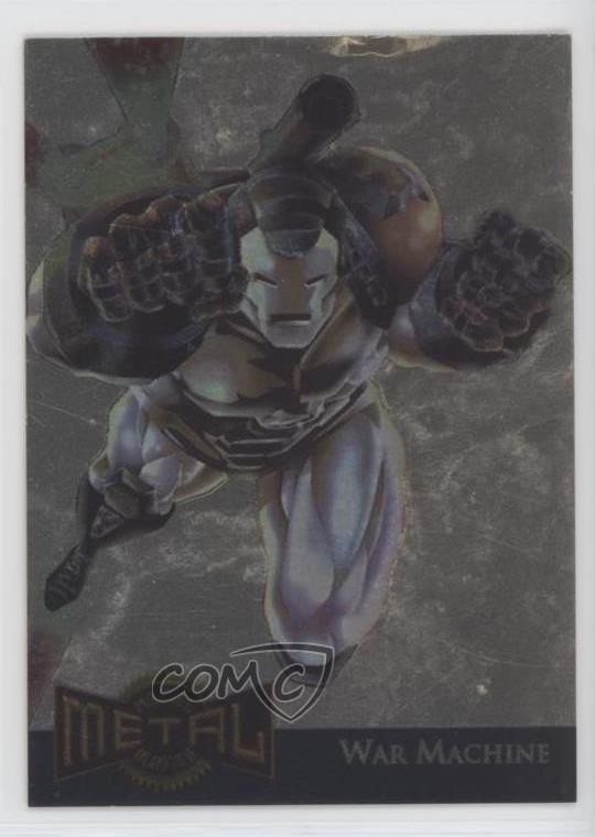 Macchina da guerra Fleer Marvel Metal Blasters Gold 1995 #17 u3f