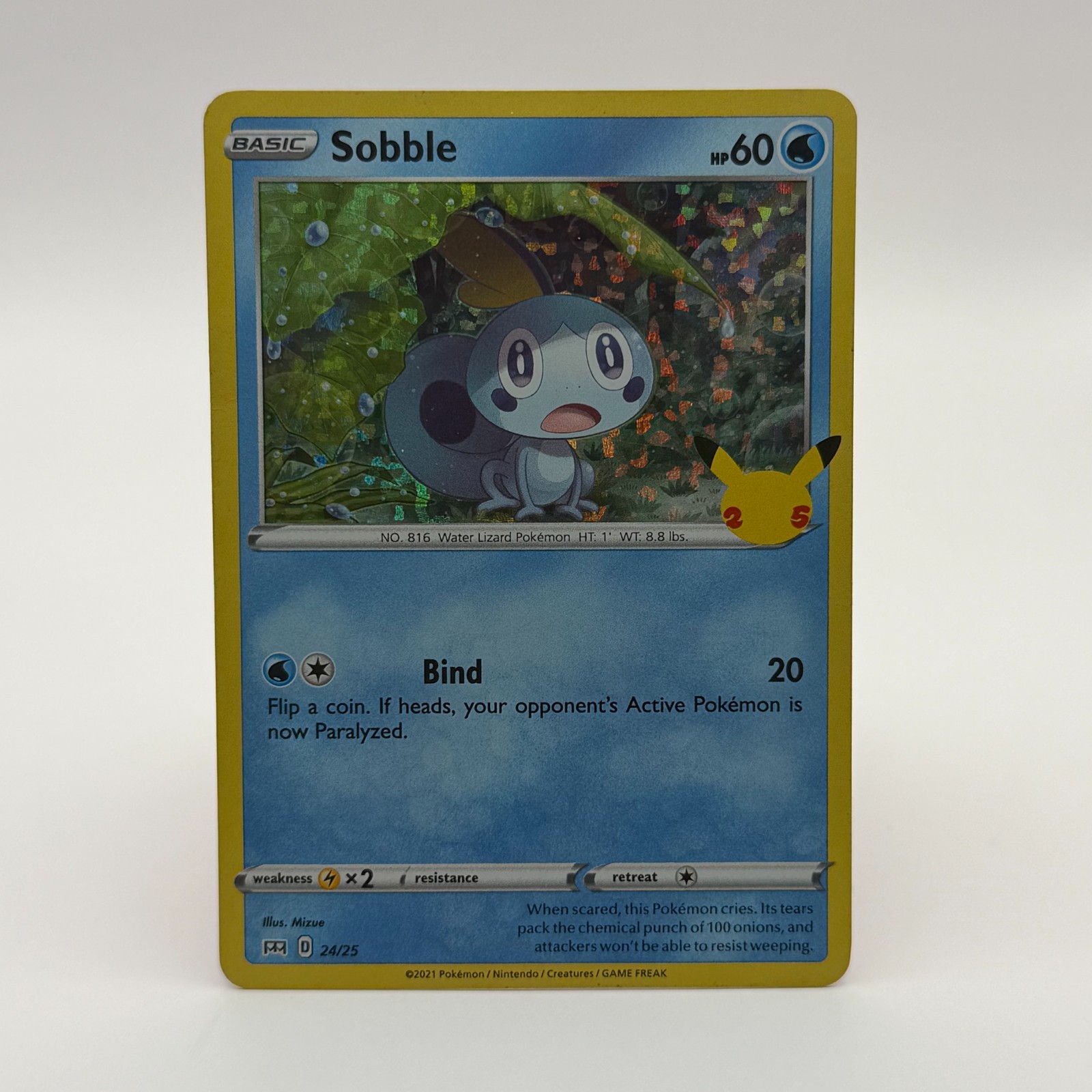 Pokemon Sobble 24/25 Holo McDonald's