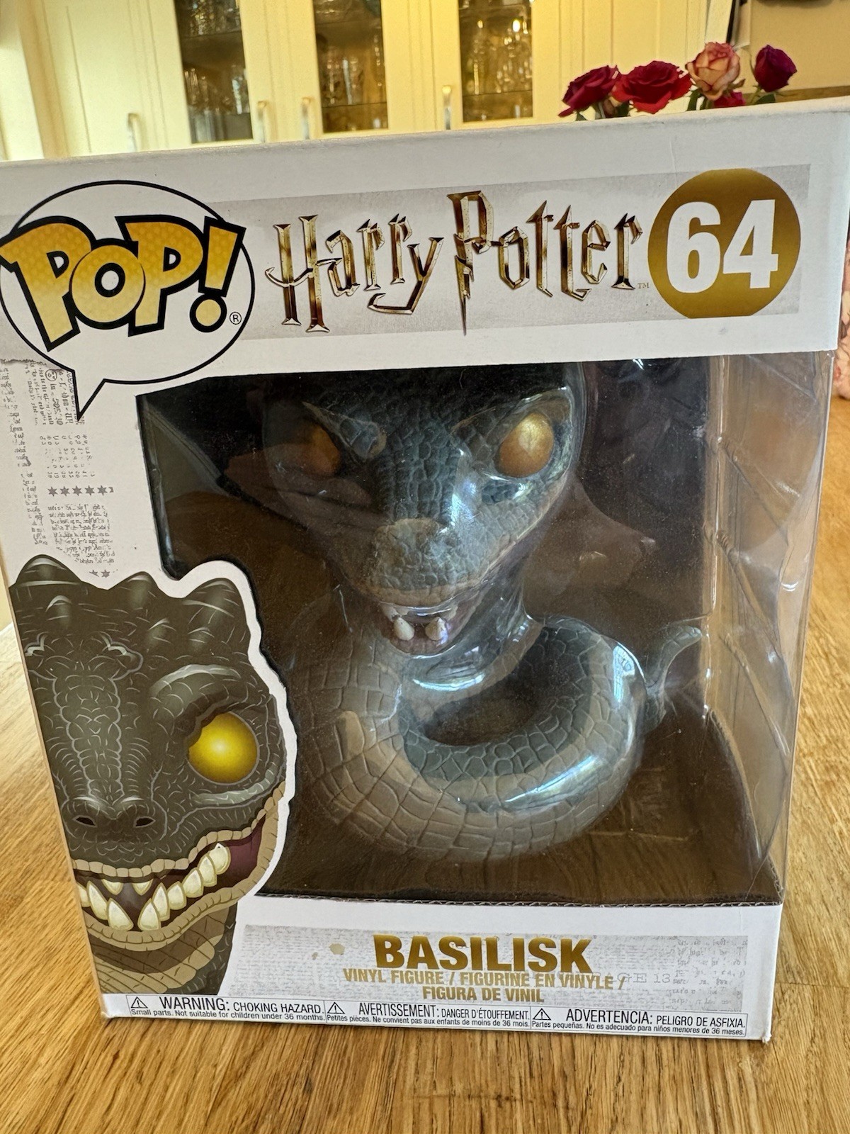 Funko Pop! Vinile: Harry Potter Basilisco #64