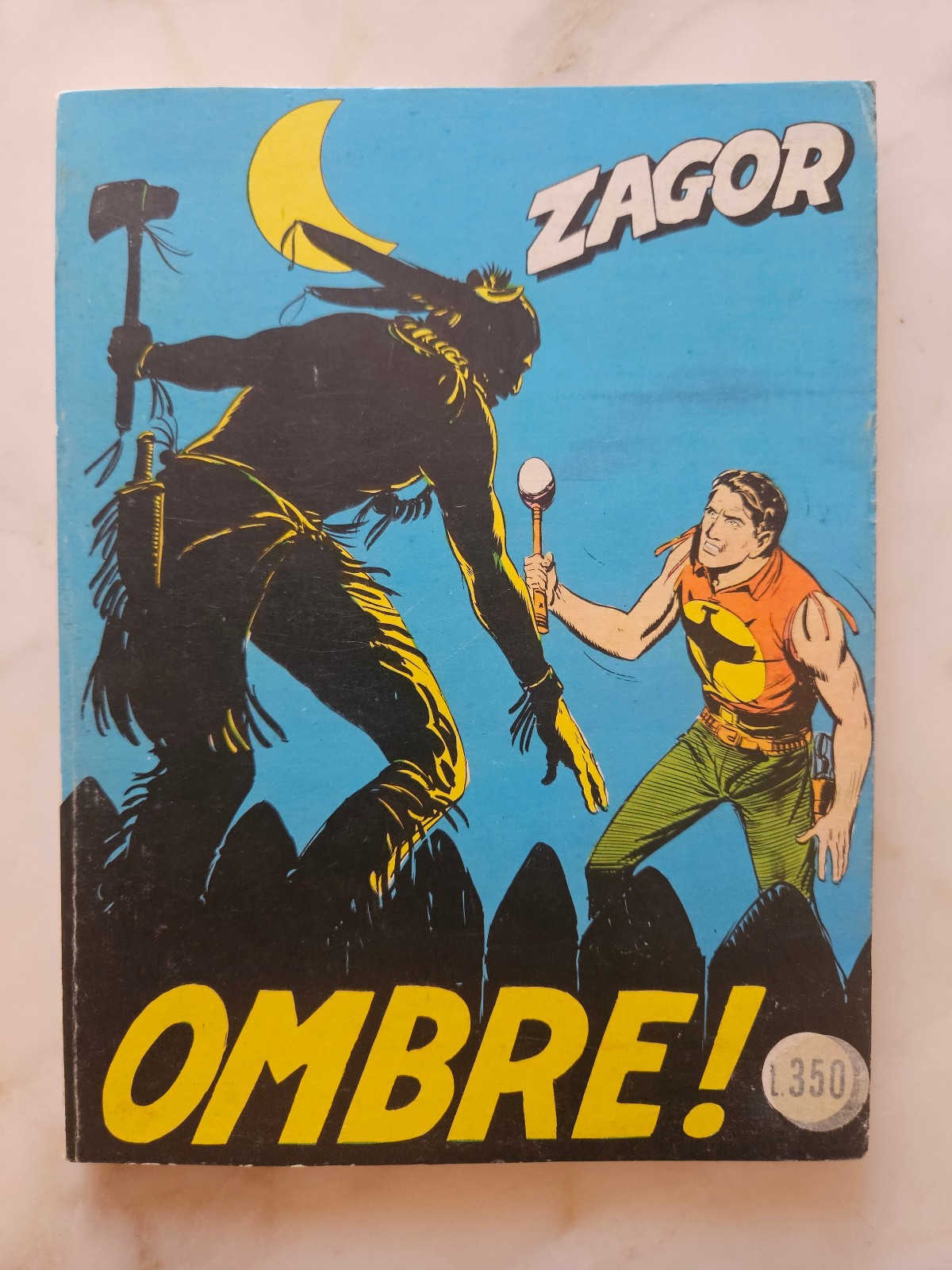 c6) ZAGOR scritta Rossa n.   18  da L. 350 - ed. Cepim 1971  - ottimo+