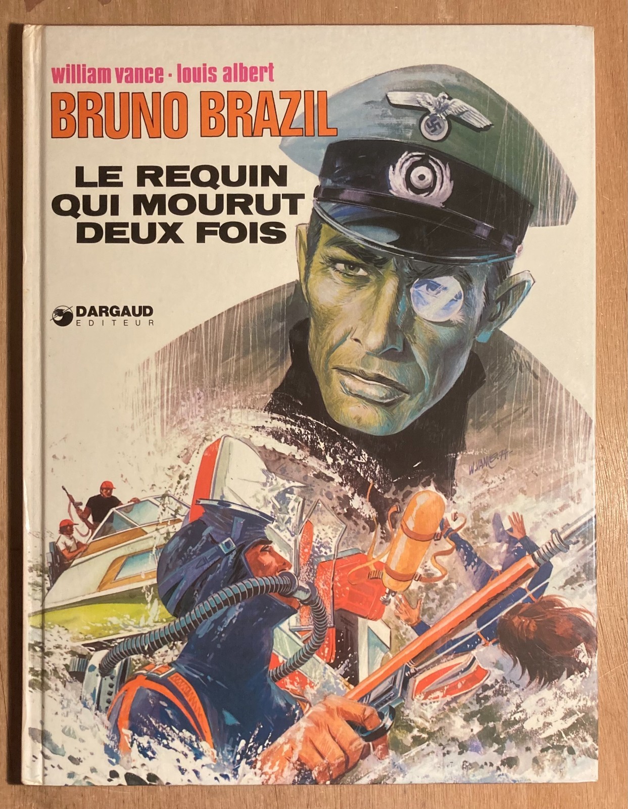 album BD 2ème édition Le Requin qui Mourut Deux Fois