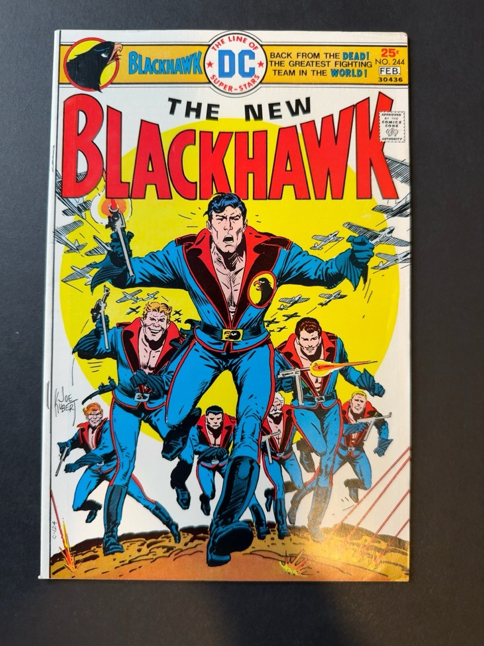 Blackhawk #244 1976 DC Joe Kubert Steve Skeates 6,5